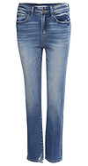 Flying Monkey Mid Rise Slim Straight Crop