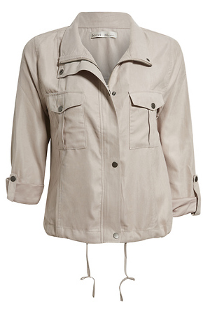 Crop on sale utility jacket