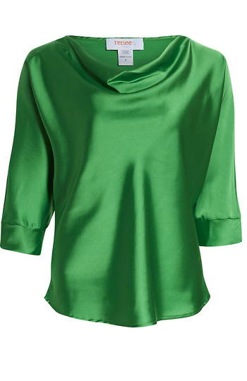 Cowl Neck Blouse Slide 1