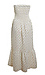 Smocked Printed Midi Dress with Tie Detail Thumb 2