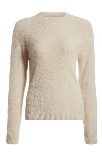 Soft Fuzzy Sweater Slide 1