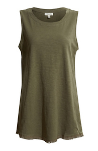 Washed Cotton Slub Tank Slide 1