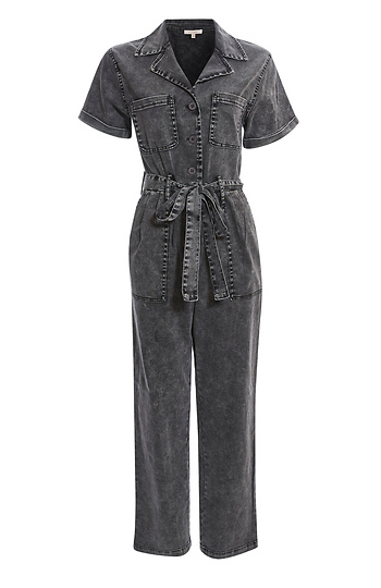 Short Sleeve Utility Jumpsuit Slide 1