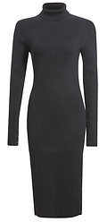 Long Sleeve Turtleneck Midi Dress