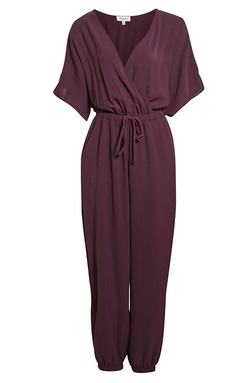 Dolman Sleeve Surplice Jumpsuit Slide 1