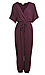 Dolman Sleeve Surplice Jumpsuit Thumb 1