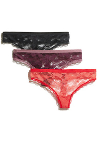 Deirdre Allover Lace Pack Cheeky Plus