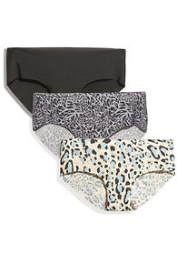 Cori Allover Lace Pack Thong Black Plus Thong Panties (Pack of 3