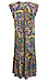 Democracy Tiered Midi Tropical Print Dress Thumb 2