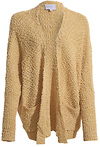 Textured Dolman Sleeve Cardigan Sweater