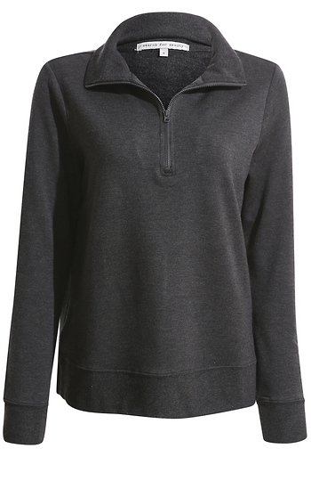 Super Soft Half Zip Sweatshirt Slide 1