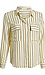 Stripe Button Front Shirt Thumb 1