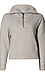 Half Zip Ribbed Sweater Thumb 1