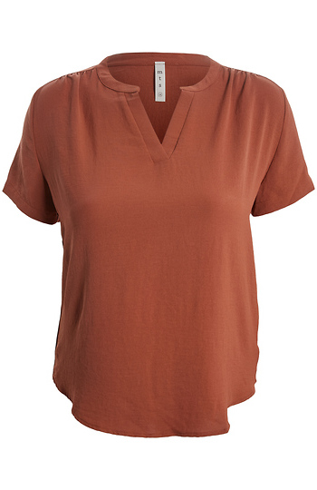 Short Sleeve V-Neck Slide 1