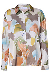 Printed Button Up Top