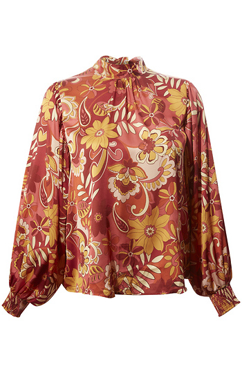 Floral Printed Blouse Slide 1