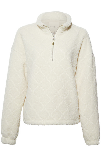 Thread & Supply Quarter Zip Sherpa Pull Over Slide 1