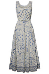 Abstract Floral Printed Dress