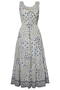 Abstract Floral Printed Dress