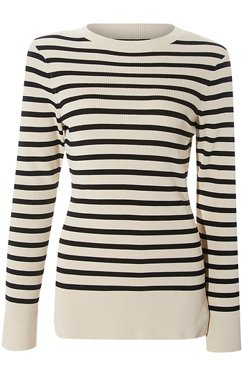 Velvet Heart Long Sleeve Stripe Top Slide 1