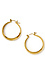 Hollow Flat Hoops Thumb 2