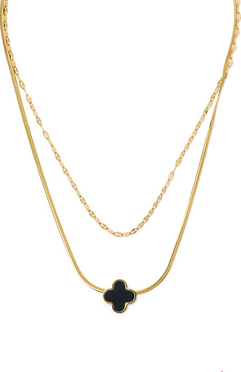 Black Clover, Double Chain Necklace Slide 1