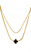 Black Clover, Double Chain Necklace Thumb 1