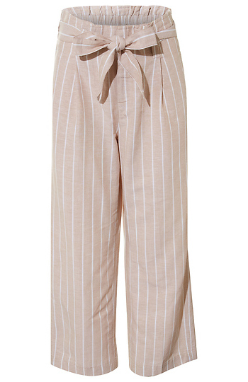 Liverpool High Rise Wide Leg Linen Pants Slide 1