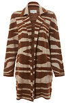 Animal Print Coatigan Sweater