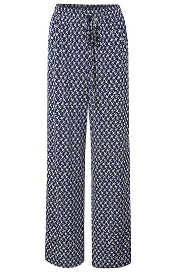 Drawstring Printed Pants Slide 1