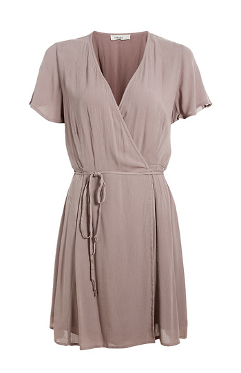 Wrap Dress with Side Tie Slide 1