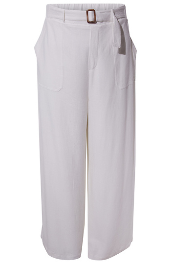 Belted Wide Leg Pants Slide 1