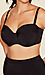 Vivien Black Swim Bra Plus Thumb 2