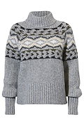 Aztec Mock Neck Sweater