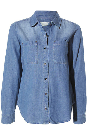 Thread and store supply denim shirt