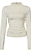 Long Sleeve Ruched Top Thumb 1