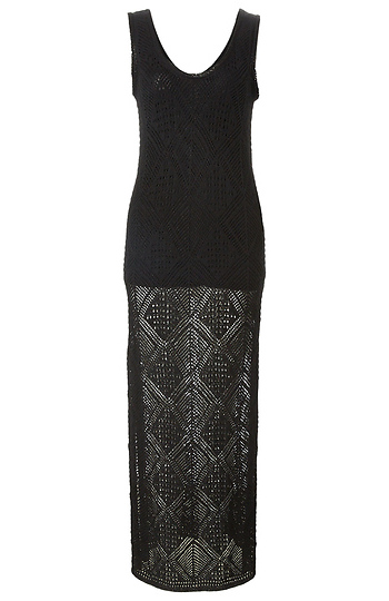 Crochet Midi Dress Slide 1