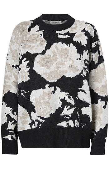 Printed Abstract Pullover Slide 1