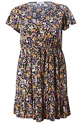 Floral Button Down Ditsy Dress