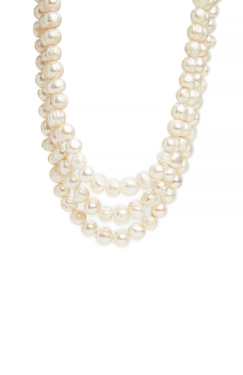 Dailylook Layered Pearl Necklace In Ivory Dailylook 