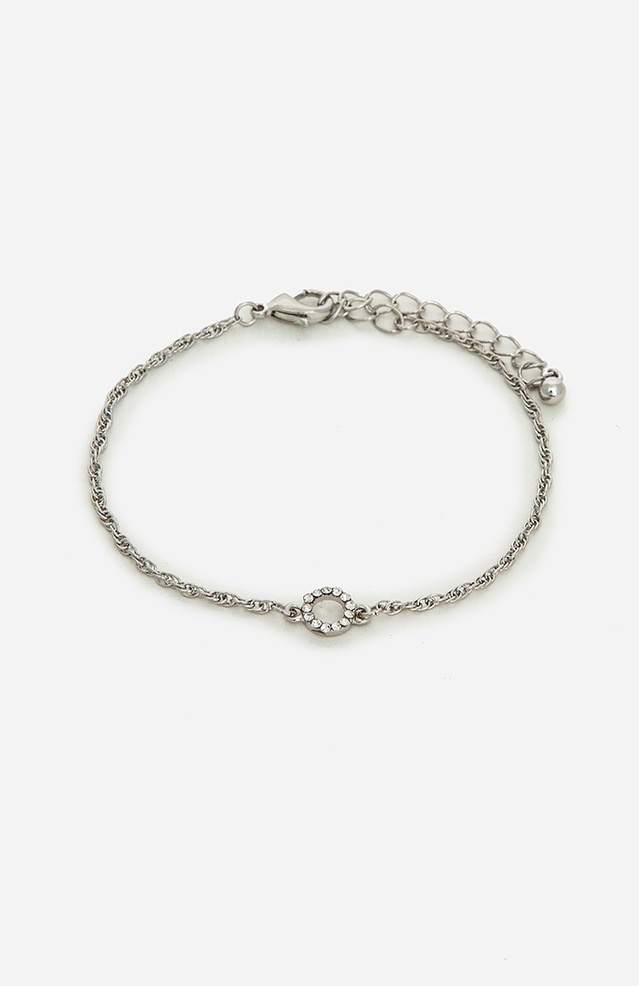 Eternity Chain Bracelet in Silver | DAILYLOOK