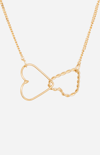 Entwined Hearts Necklace Slide 1