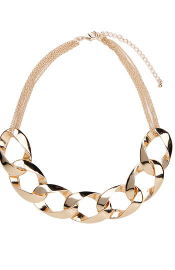 Thick Gold Chain Necklace Slide 1