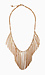 Gold Tassel Statement Necklace Thumb 1