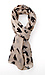 Sheer Bird Print Scarf Thumb 1