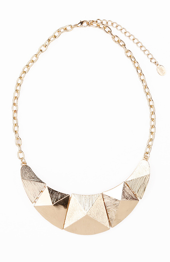 Statement Geometric Bib Necklace Slide 1