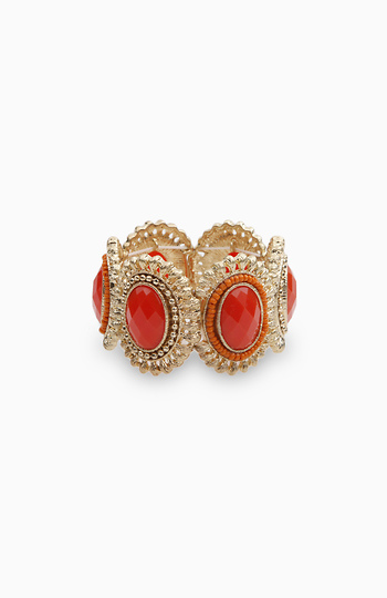 Coral Stretch Bracelet Slide 1