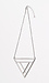 Triangle Symbol Chain Necklace Thumb 1