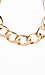 Double Textured Gold Chain Necklace Thumb 3