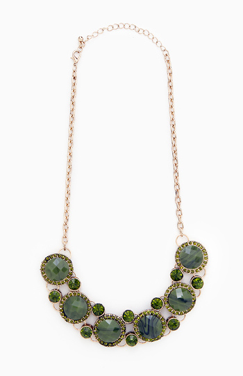 Bejeweled Moss Necklace Slide 1